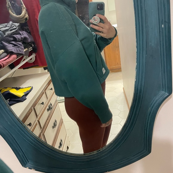 Under Armour Half Zip Cropped Pullover Sweatshirt - Picture 10 of 11